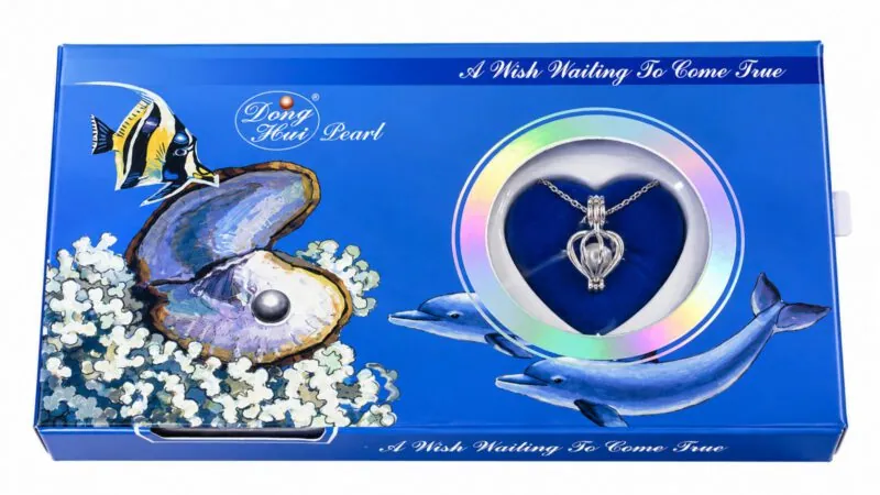 Перла в мида с колие „Wish Pearl“ – морска кутия