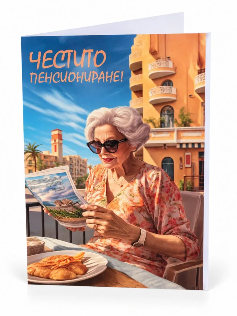 Картичка „Честито пенсиониране!“